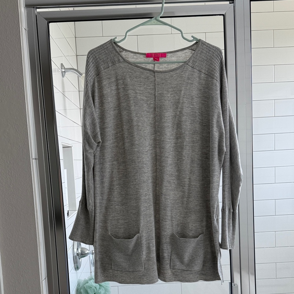 Lily Pulitzer oversized Long Sleeve Sweater with Pockets